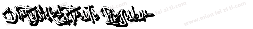 DirtysickExtrude Regular字体转换